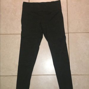 Gray Hi-Waisted Leggings